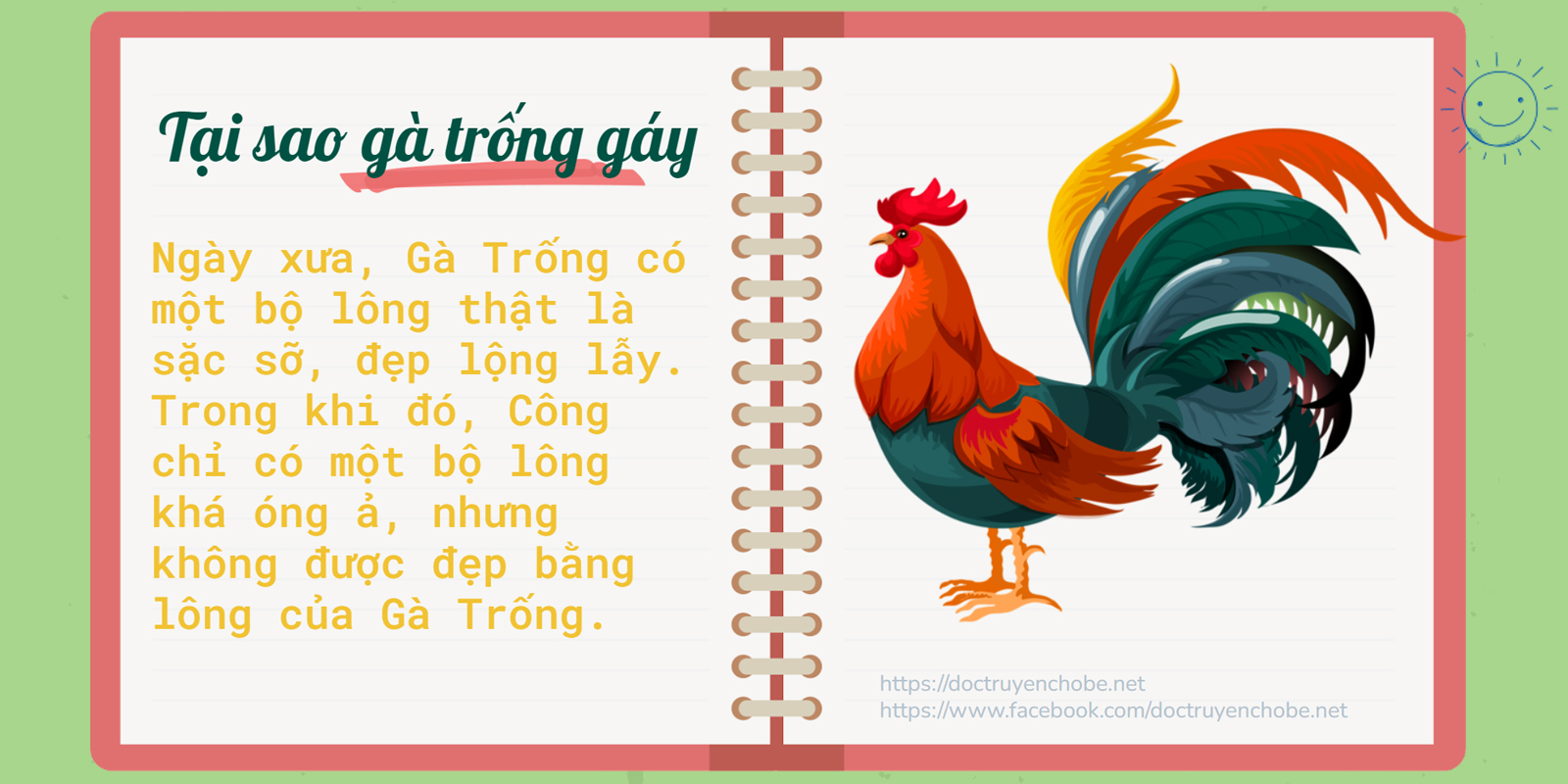 Tại sao gà trống gáy