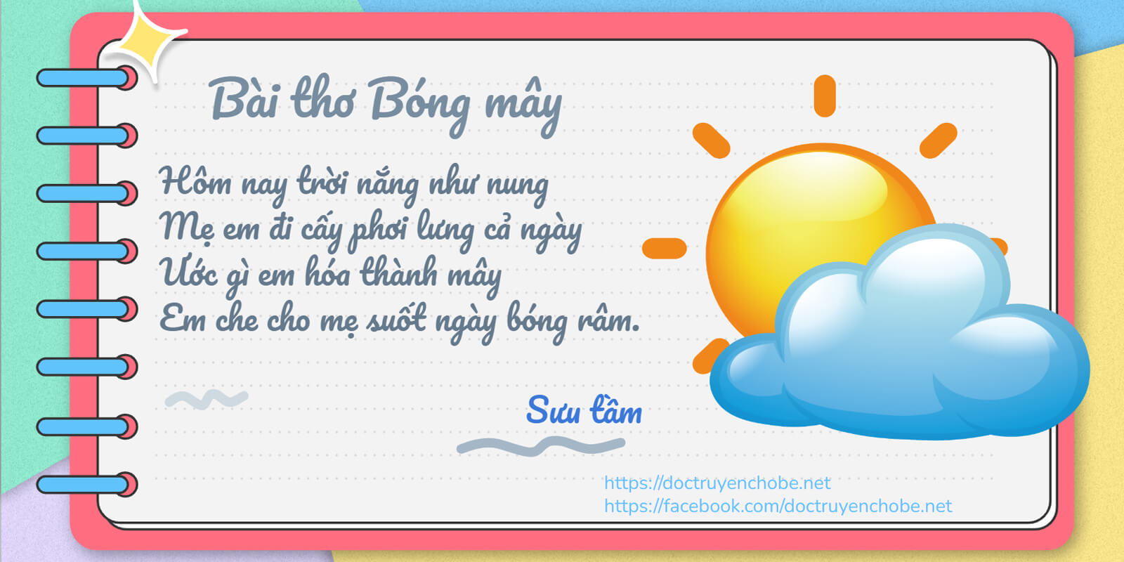 Bài thơ Bóng Mây