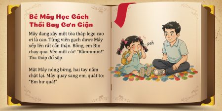 Tập 2: Bé Mây Học Cách Thổi Bay Cơn Giận (Bài học về nhận biết và làm dịu cơn tức giận)