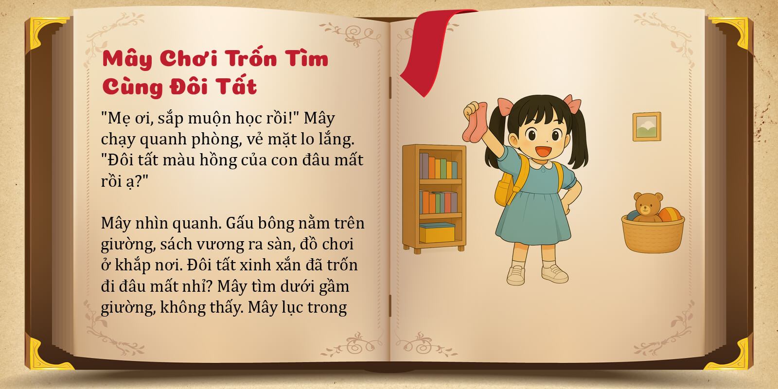 Tập 6: Mây Chơi Trốn Tìm Cùng Đôi Tất (Bài học về sự ngăn nắp giúp cuộc sống dễ dàng hơn)