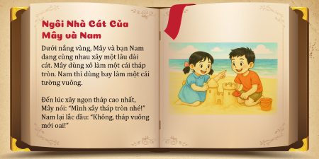 Tập 15: Ngôi Nhà Cát Của Mây và Nam (Bài học giải quyết bất đồng khi chơi cùng bạn)